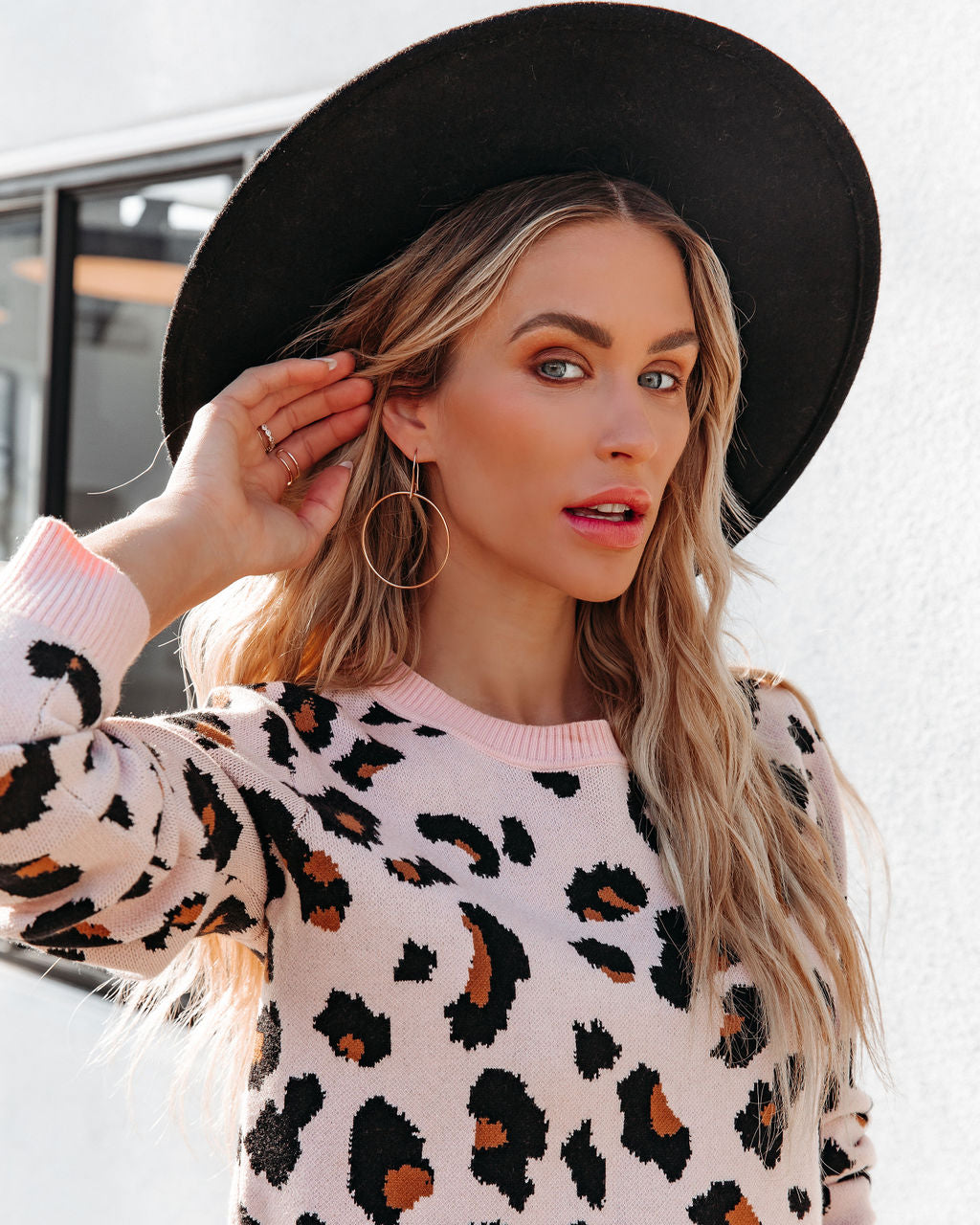 Flaunt Drop Hoops - Gold