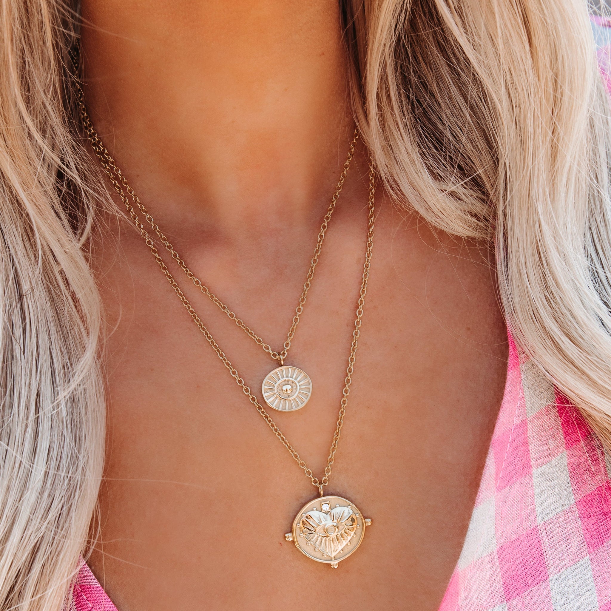 Gigi Double Coin Necklace