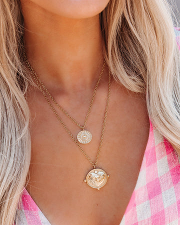 Gigi Double Coin Necklace