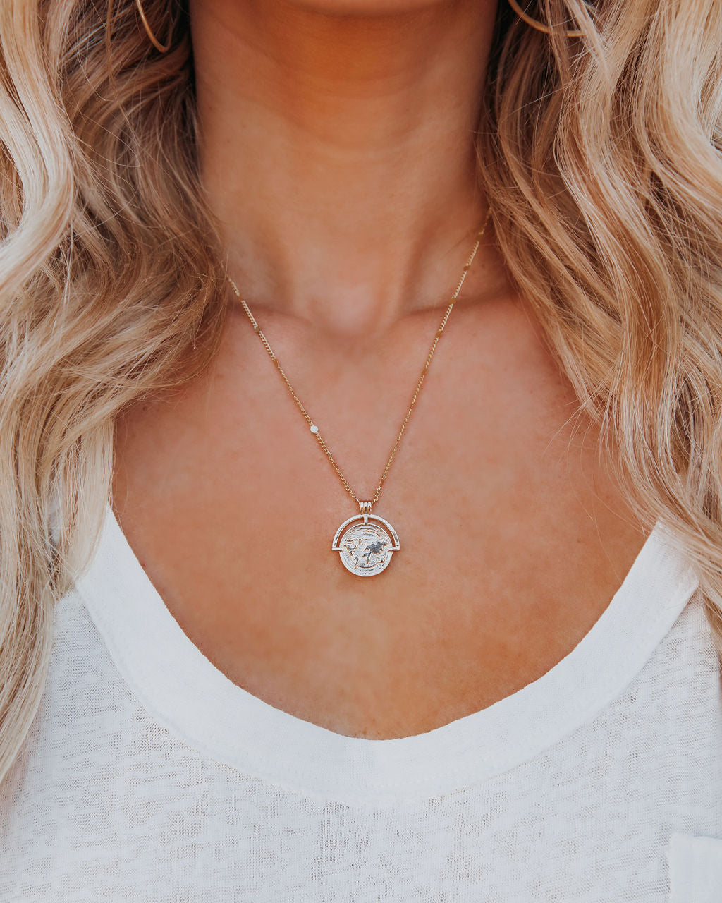 Go Global Pendant Necklace