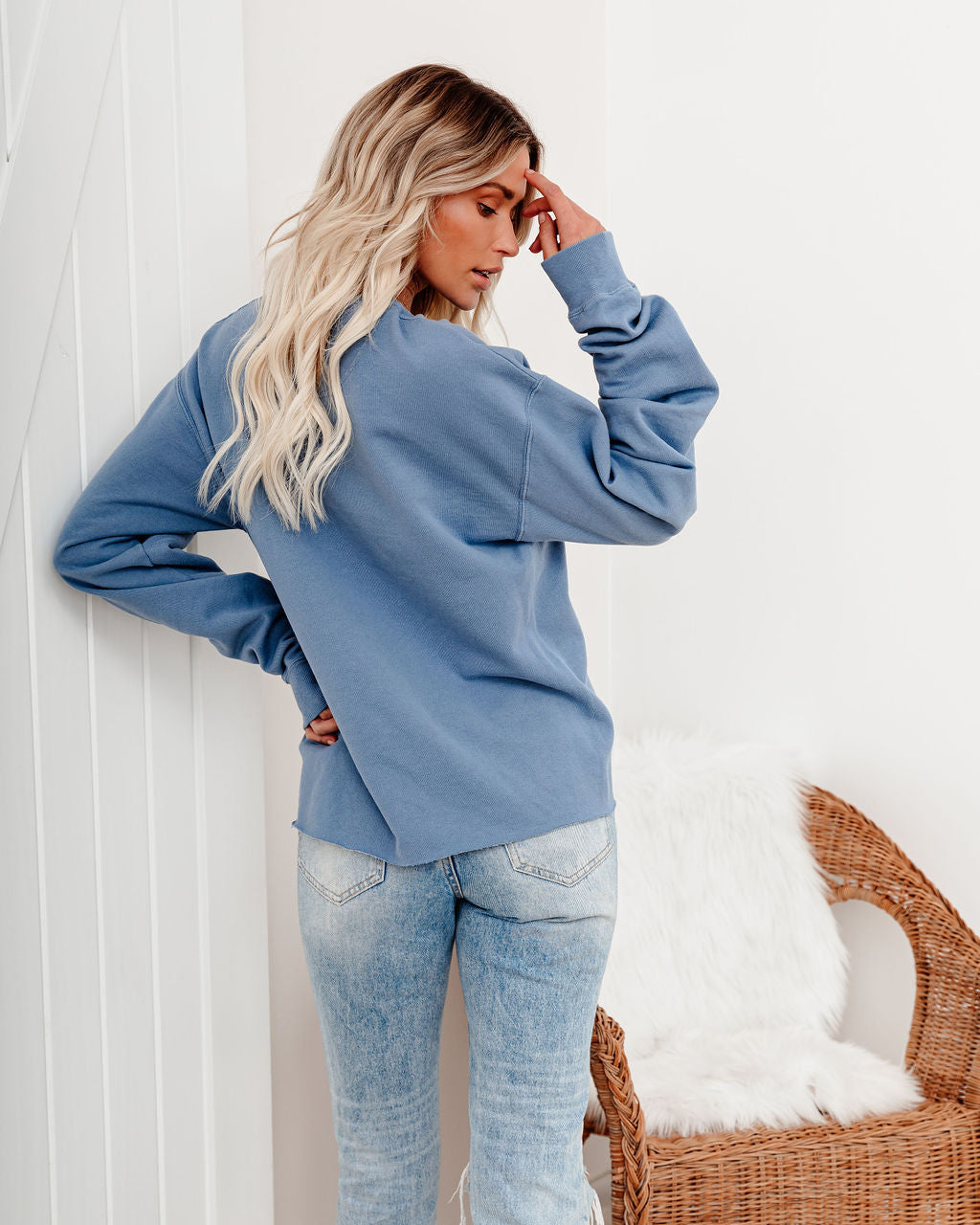 Lazy Day Cotton Blend Sweatshirt