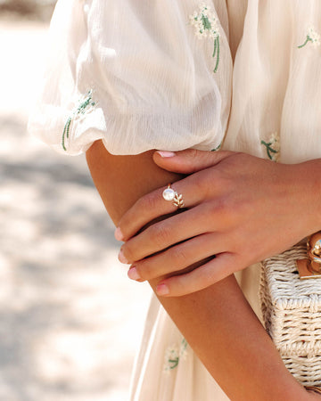 Leif Pearl Ring