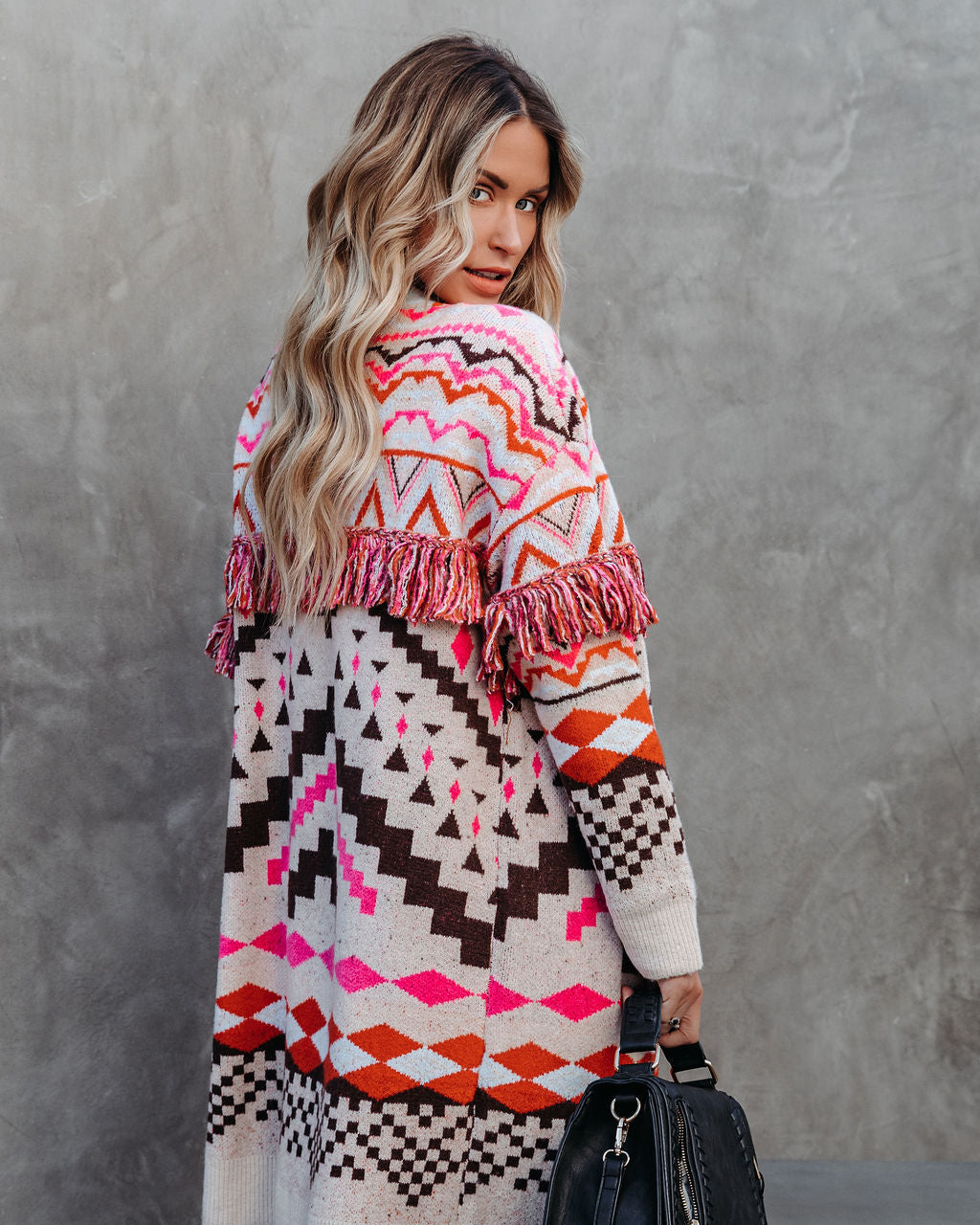 Loving Life Fringe Knit Cardigan