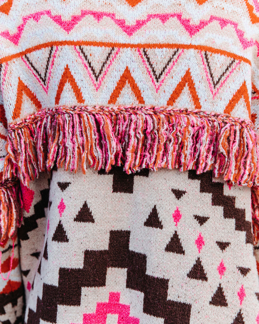Loving Life Fringe Knit Cardigan