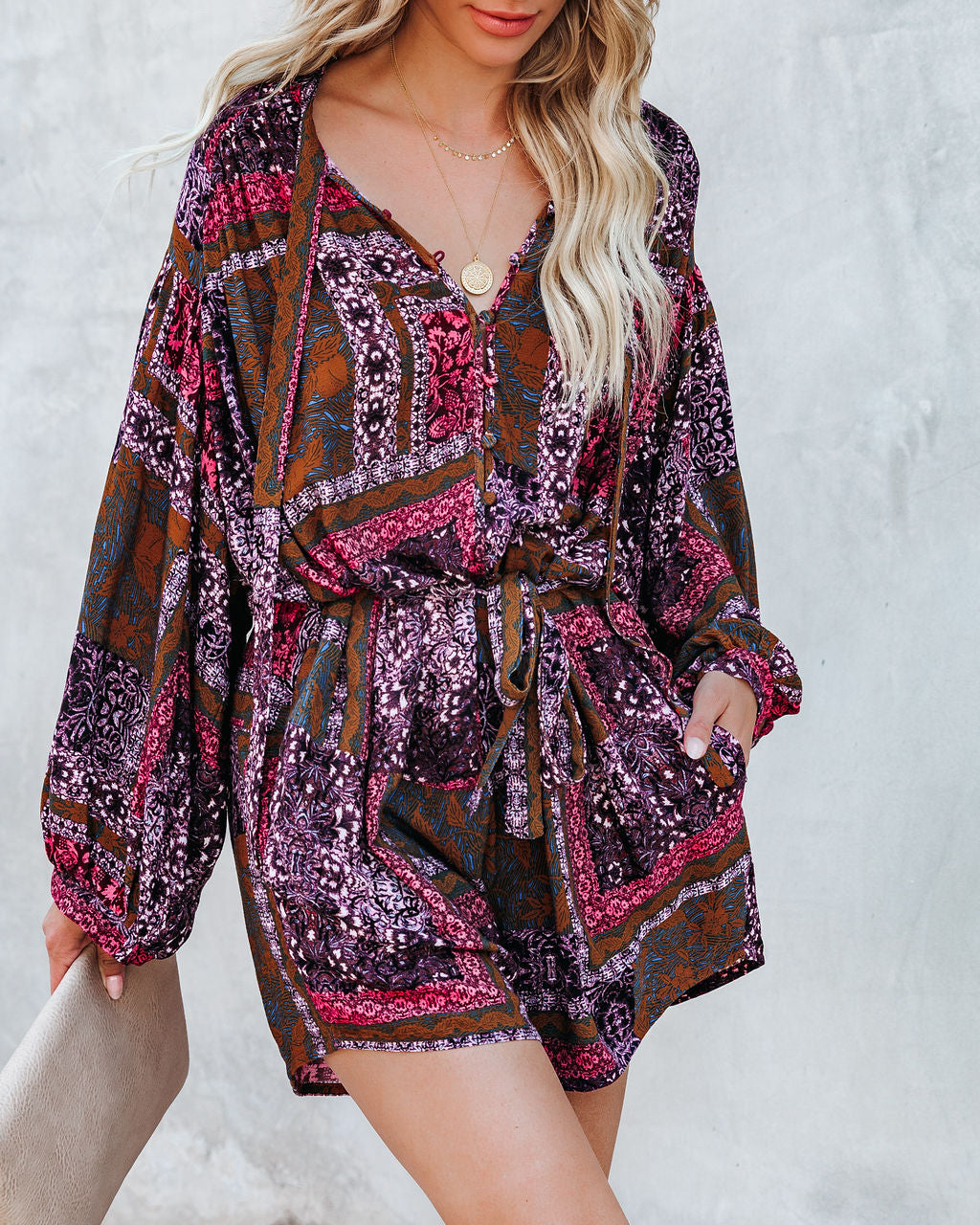 Make Magic Pocketed Patchwork Romper
