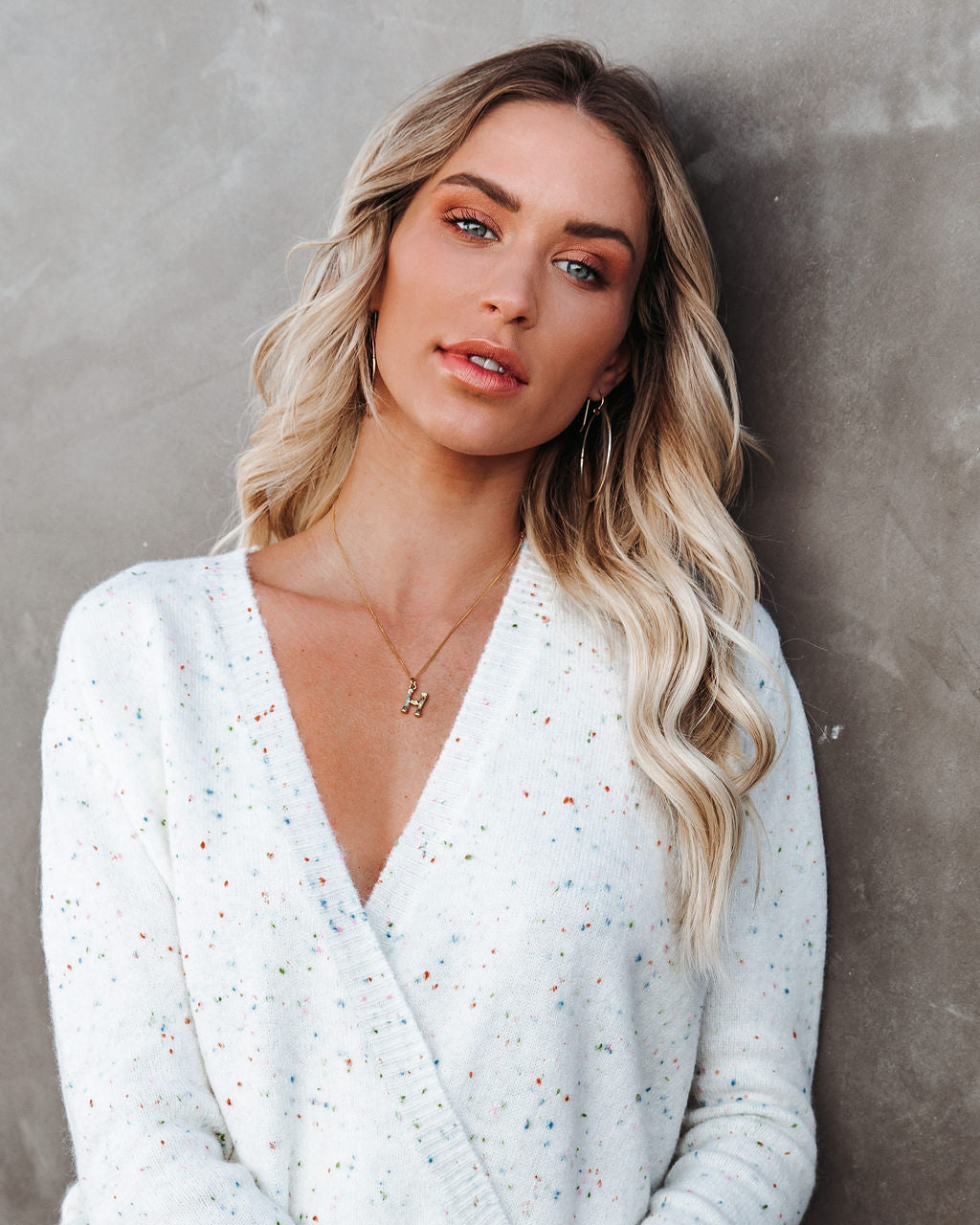 Marrin Costello - Bamboo Initial Pendant Necklace