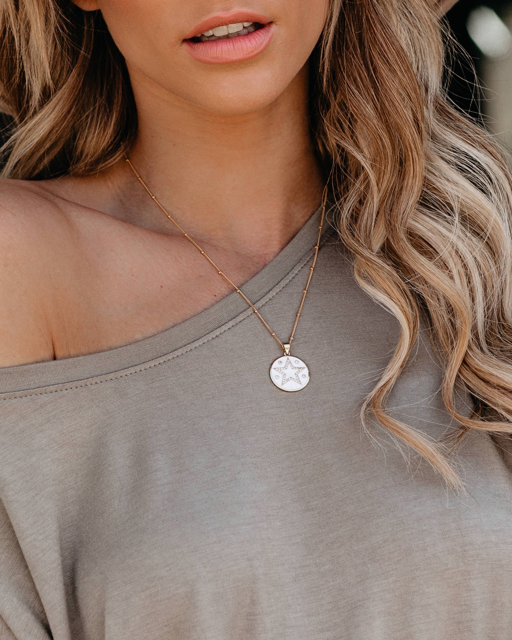 Marrin Costello - Stella Pendant Necklace - Ivory