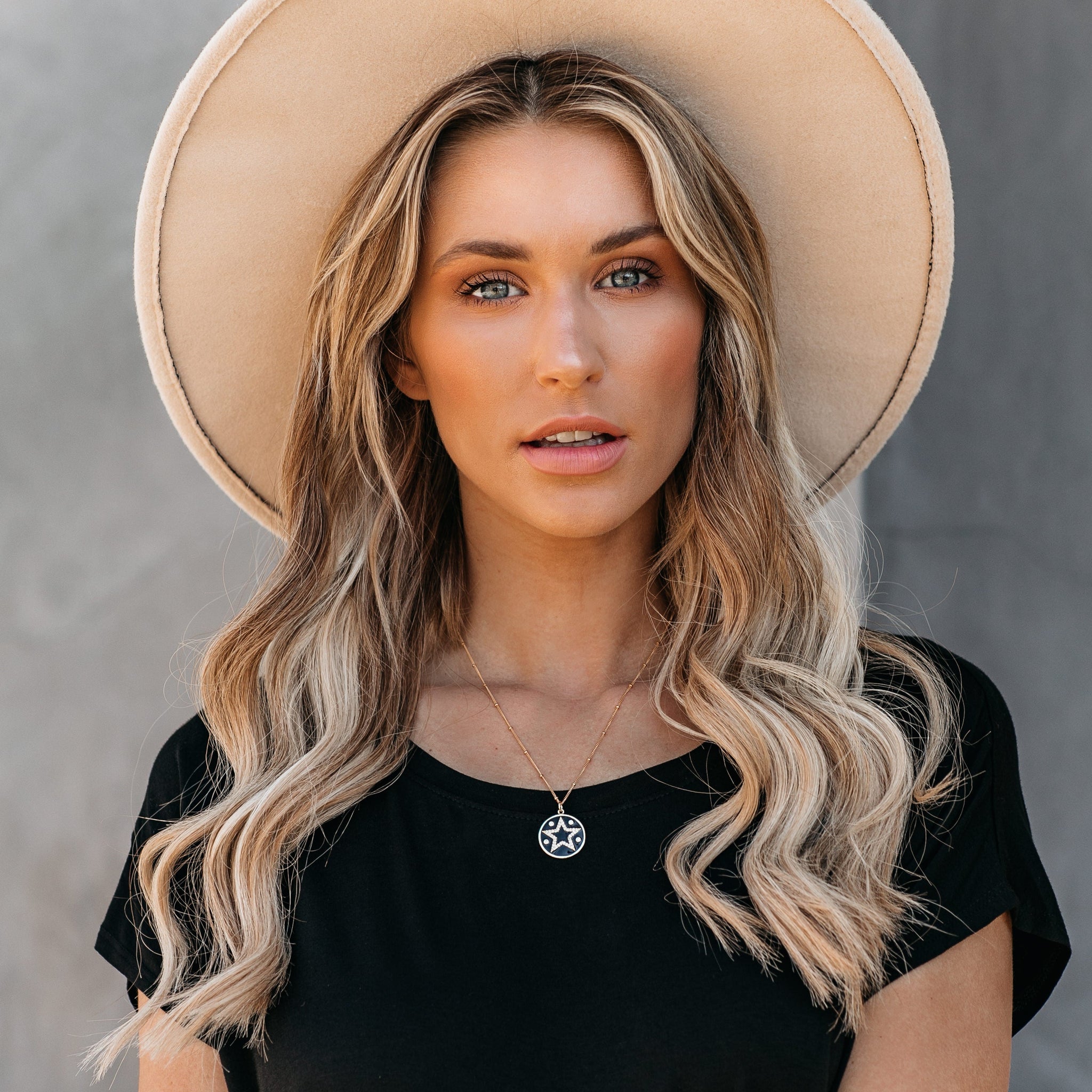 Marrin Costello ¡§C Stella Pendant Necklace - Onyx