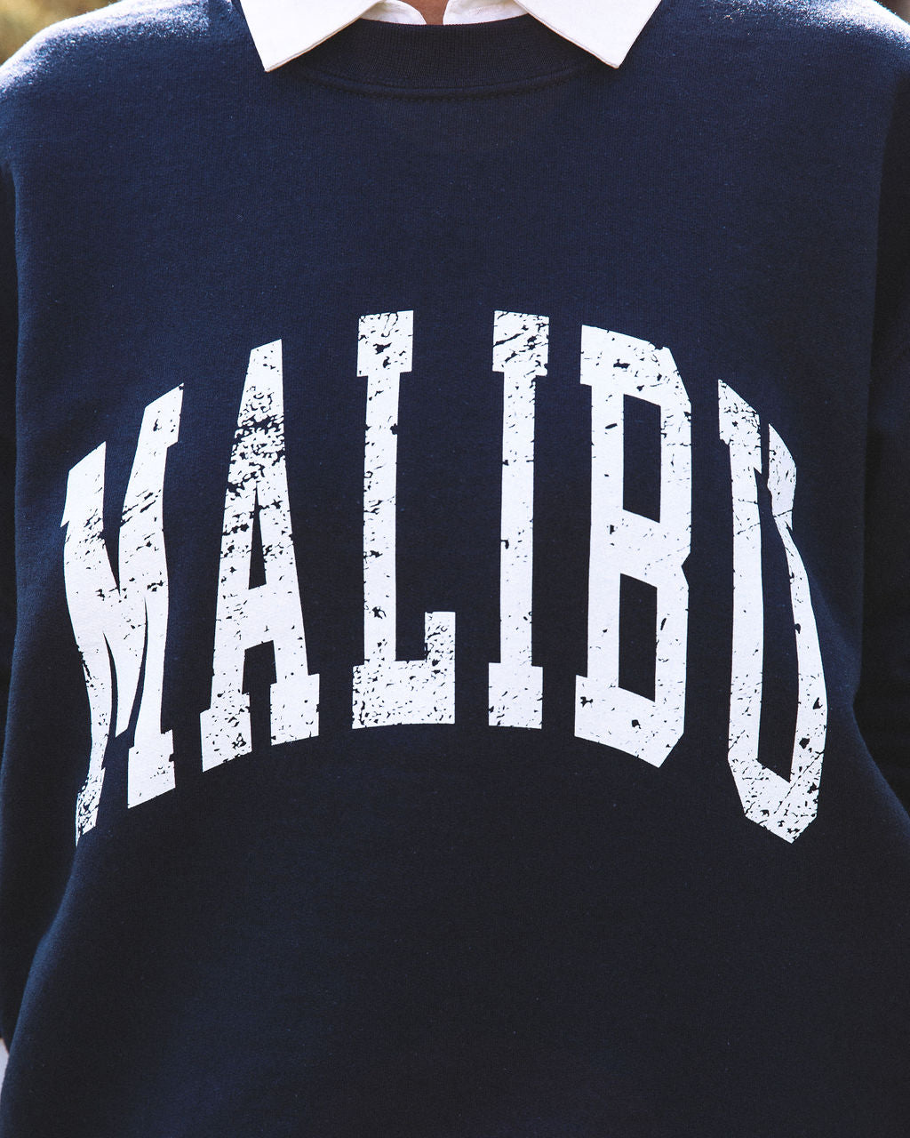 Meet Me In Malibu Cotton Blend Sweatshirt