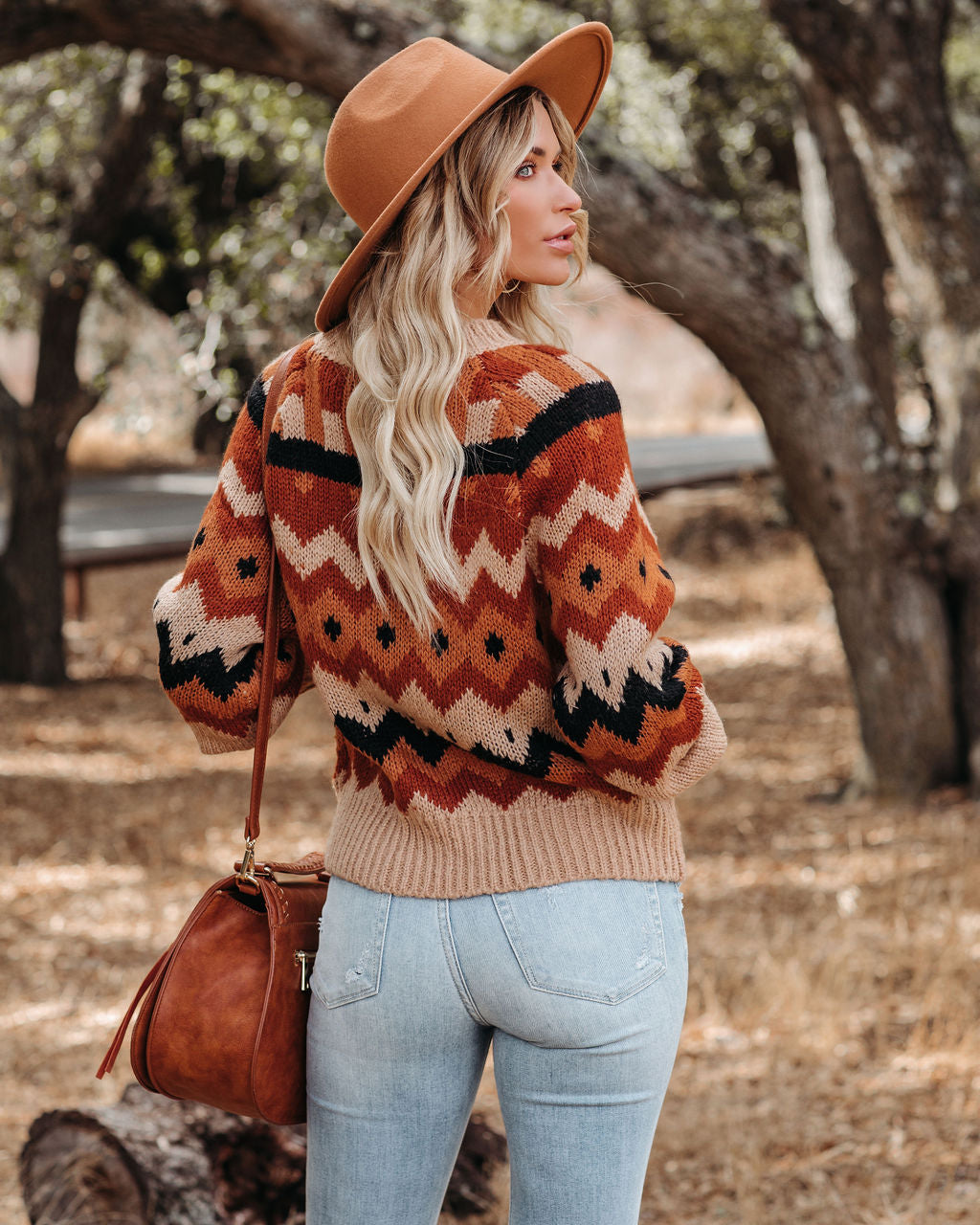 Montreal Chevron Knit Sweater