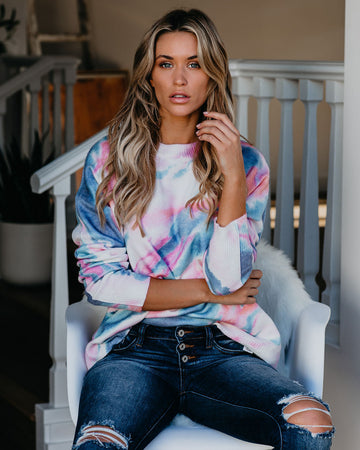 Move And Groove Tie Dye Sweater