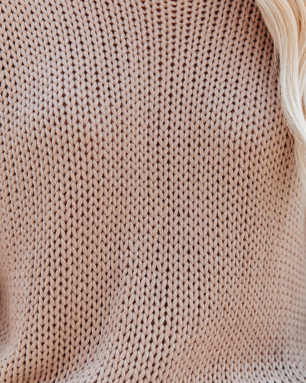 Nash Cotton Knit Sweater - Mocha