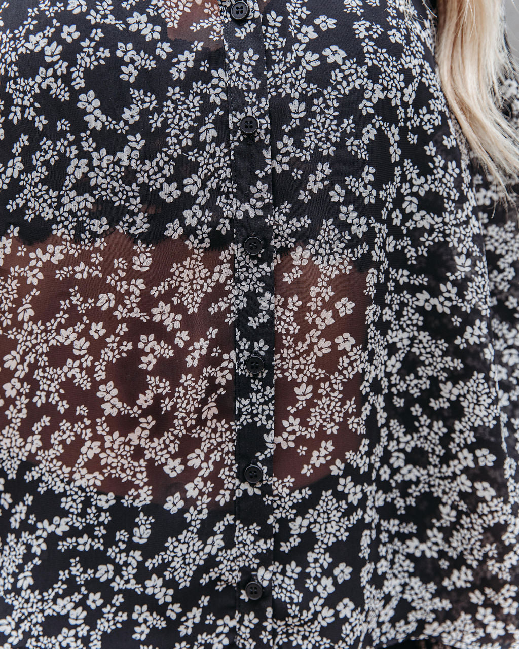 Nova Printed Bell Sleeve Blouse