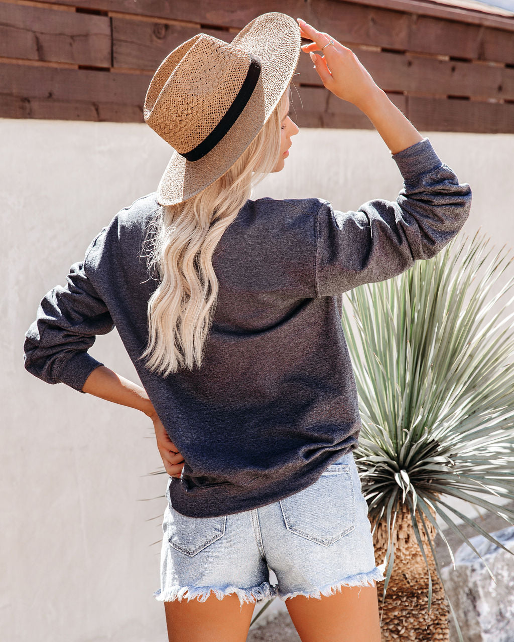 Out Of The Office Cotton Blend Sweatshirt