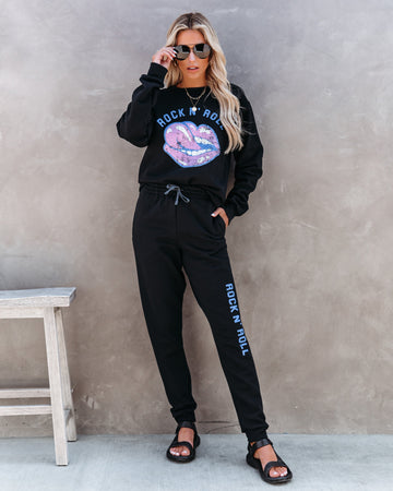 Rock N' Roll Cotton Blend Pocketed Joggers