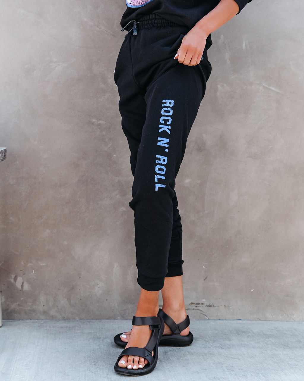 Rock N' Roll Cotton Blend Pocketed Joggers