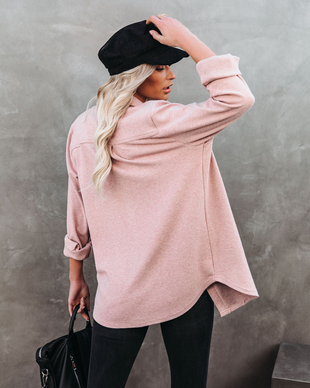 Rosie Soft Knit Button Down Top