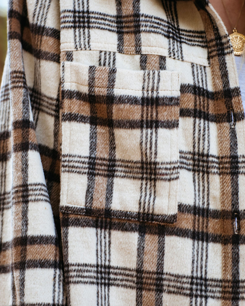 Rydell Plaid Button Down Shacket