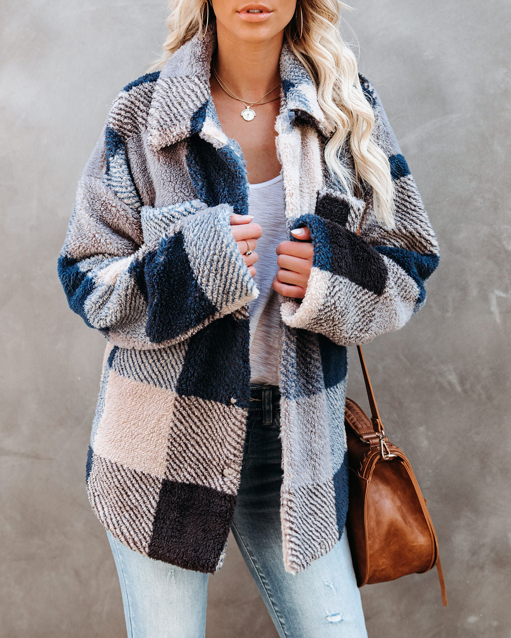Salzburg Soft Plaid Shacket
