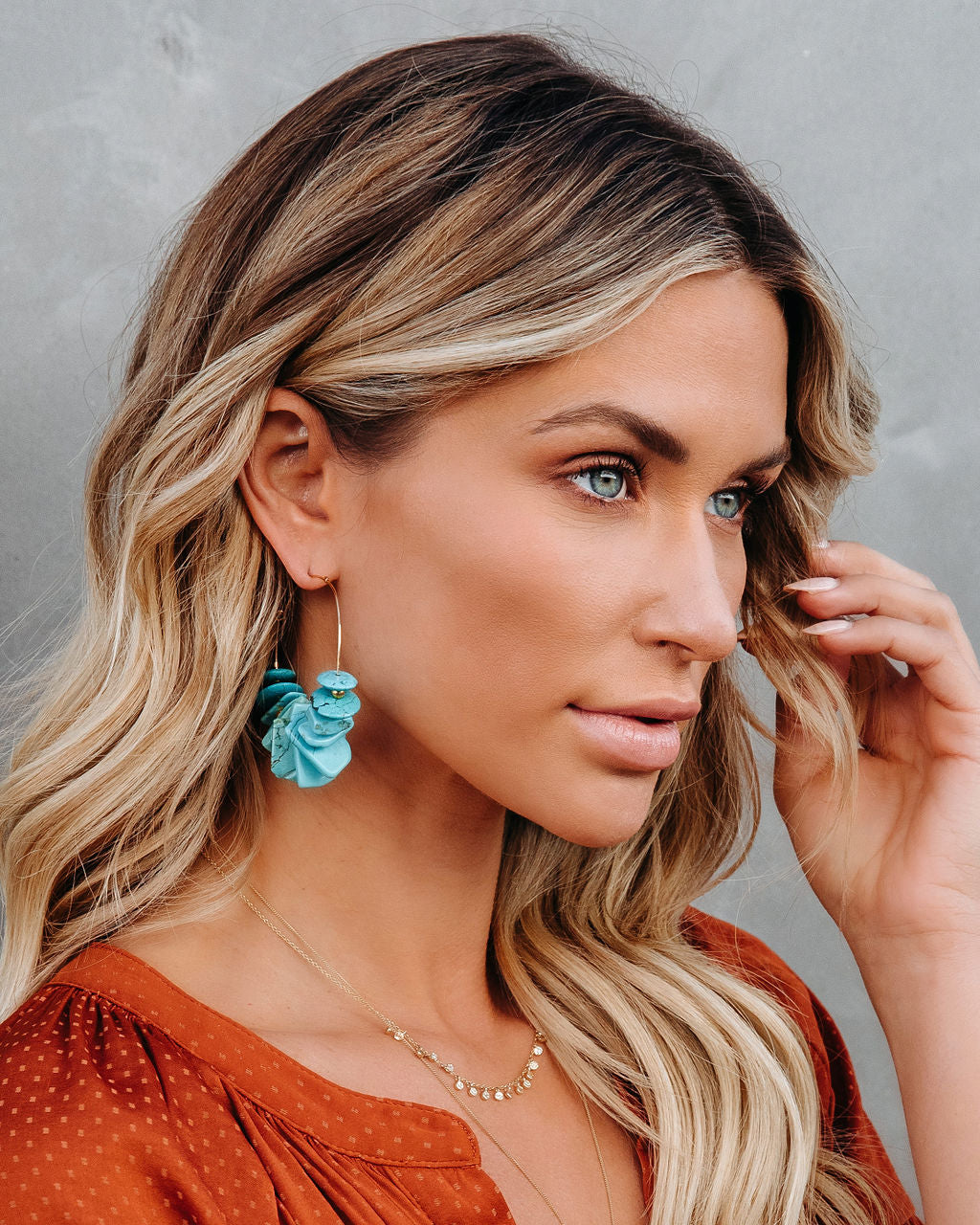 Sausalito Hoops - Turquoise