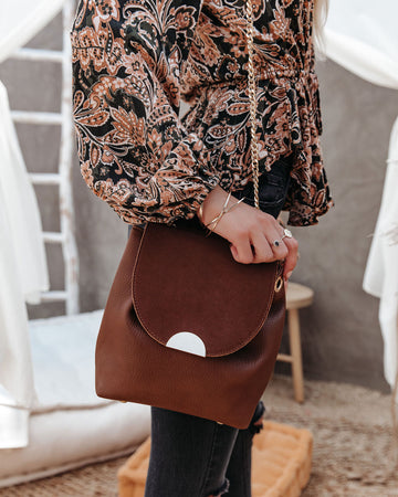 On The Fly Crossbody Bag - Chocolate